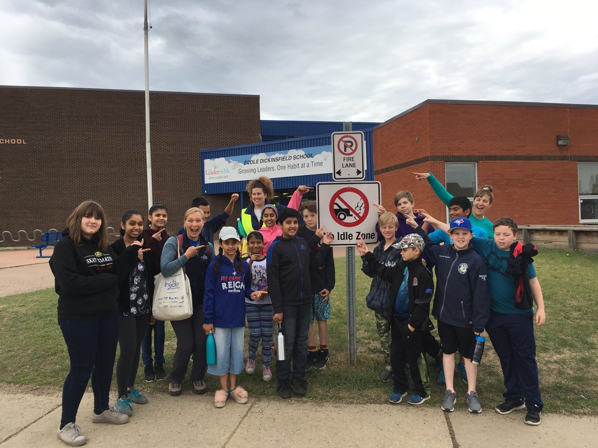 Kids from <a href="/FMPSD/">Fort McMurray Public School Division</a> schools on the <a href="/GreenSceneFMPSD/">Green Scene FMPSD</a> field trip were impressed with the No Idling sign at <a href="/Dickinsfield/">Dickinsfield</a>. Does your school have one? Share your pic!