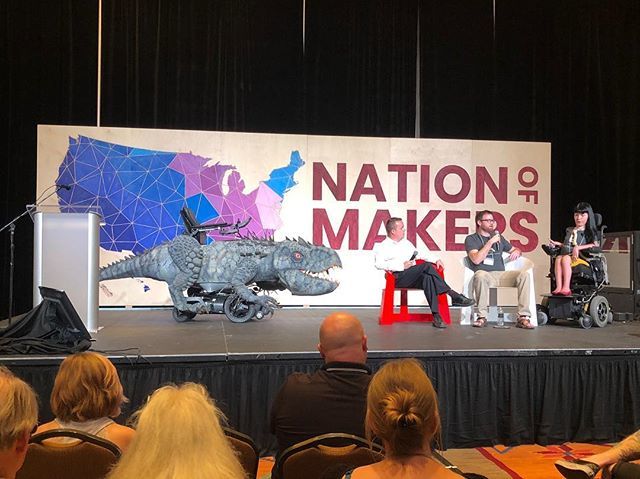 So inspired by the EPIC project builds = wheelchair costumes for kids. <a href="/magicwheelchair/">Magic Wheelchair</a> is awesome. Check them out. Support them. Love them. #makers #nationofmakers #nomcon #intentionallyinclusive ift.tt/2LANPWM