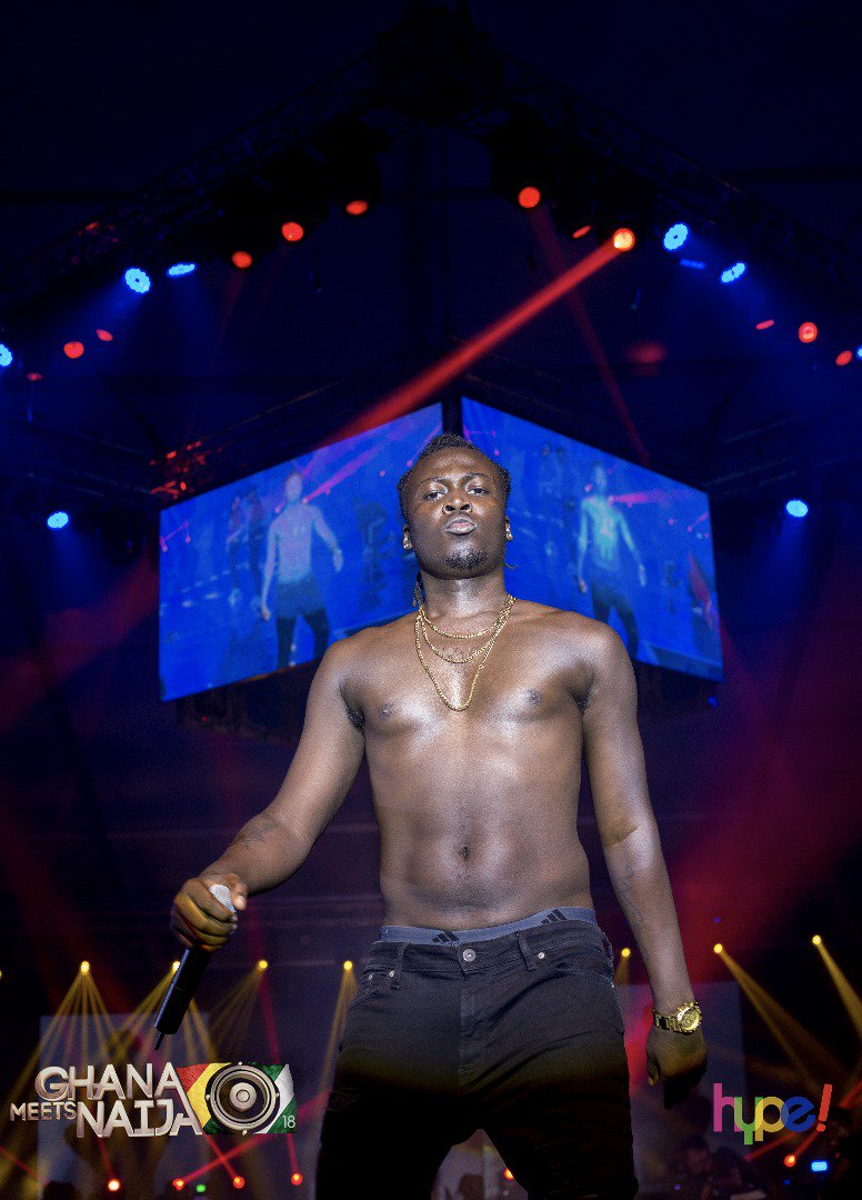 ghonetv's tweet photo. NO SHIRT.   @Wisa_greid

 #GhanaMeetsNaija18 https://t.co/0mh6rVVGCk