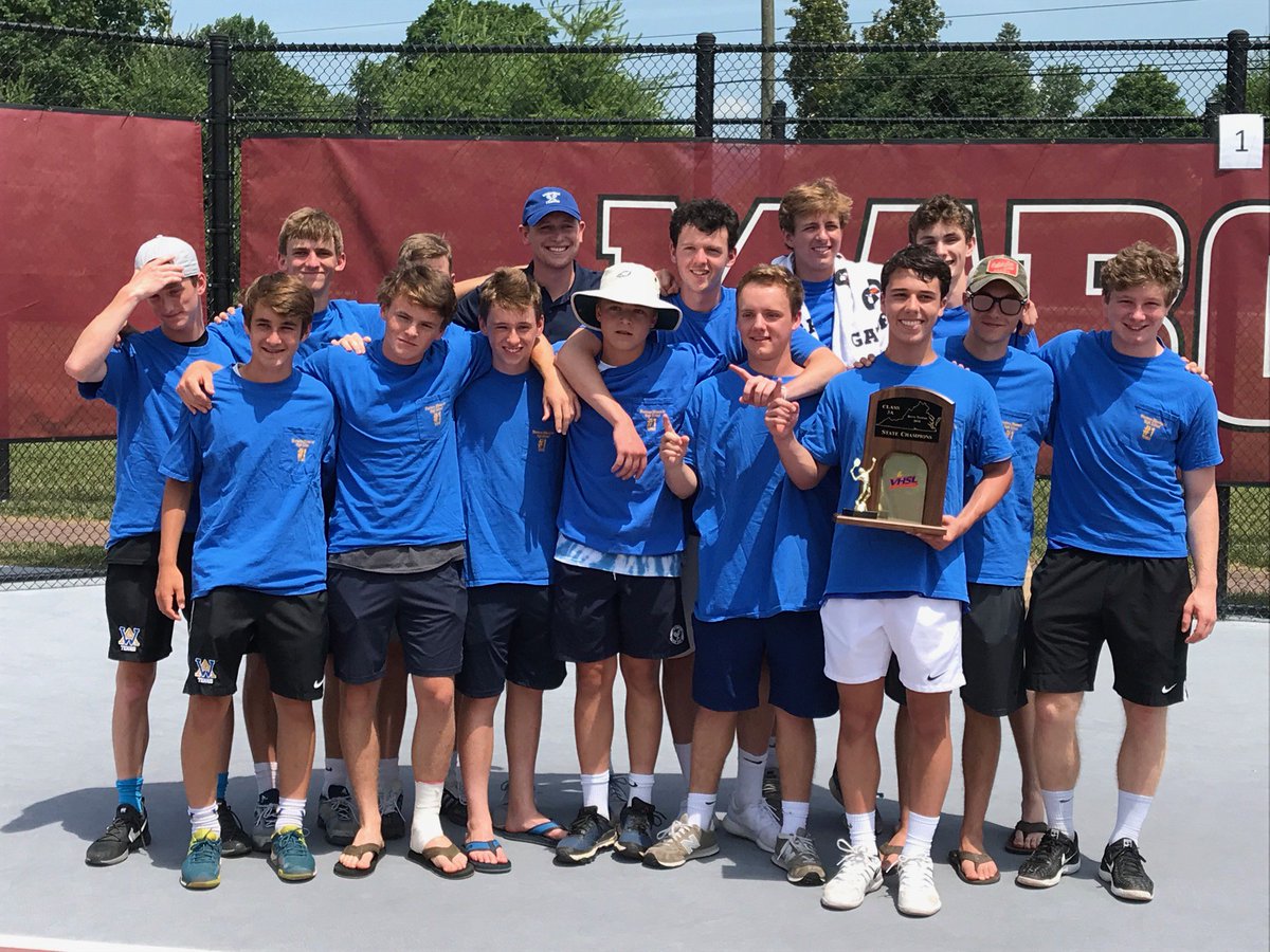 Western Albemarle boys tennis player Simon Rader had himself quite a Saturday. After accidentally eating an entire bowl of sausage  gravy for breakfast, Rader clinched the Warriors' second straight Class 3 state championship. bit.ly/2JwKEyH