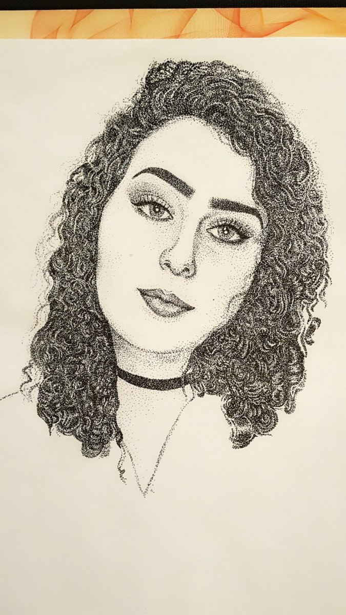 JennJ96906452's tweet photo. Curly hair problems 😫 i've started this portrait over 3 months ago and i have struggled with the hair, aaaand it is still not done😟 #inkdrawing #portraits #drawings #FamilyFirst #art #point #pointillisim #DOTS #curls #curlyhair #struggling https://t.co/z7kSDiUCsB