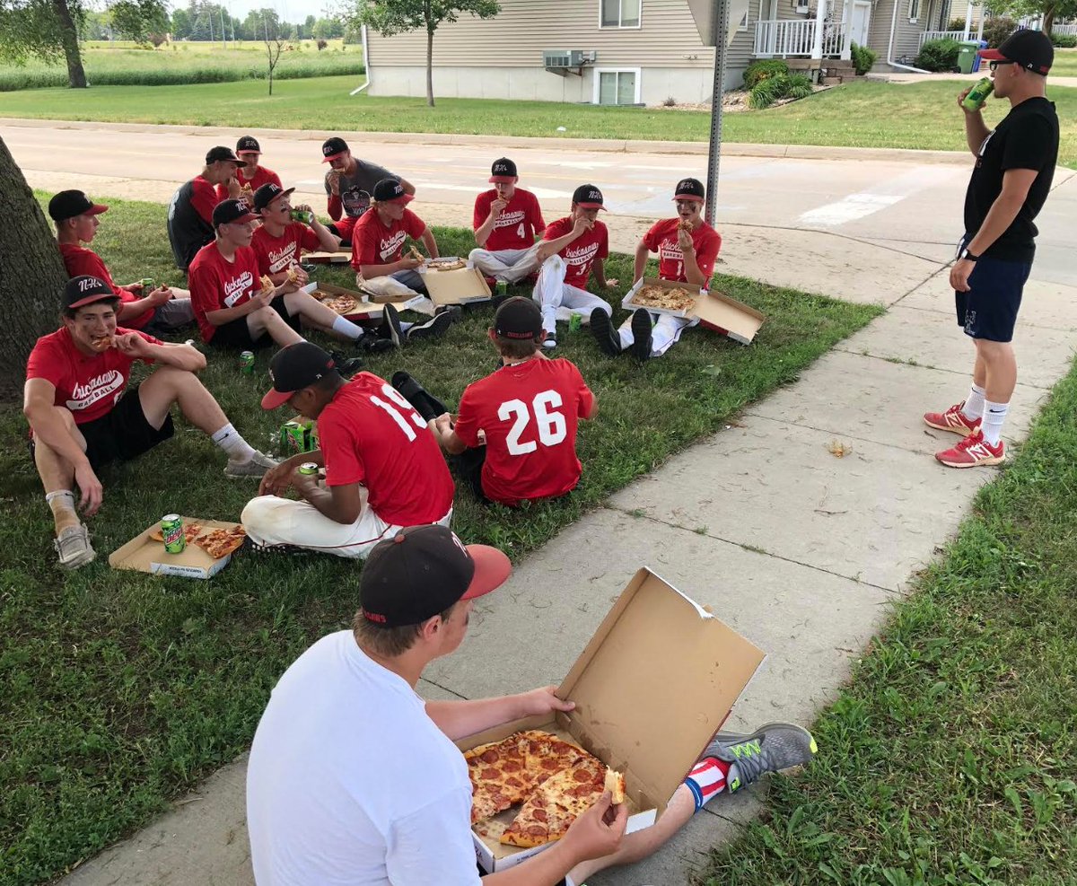 Really love how these guys competed today! #NHBaseball Chickasaws win consolation game vs. Go-Hawks at Waverly-SR Soph TNMT after dropping excellent sophomore game 1-0 in extra innings vs. 4A Western Dubuque. This team took BIG step forward today—keep it rollin,' fellas! #compete