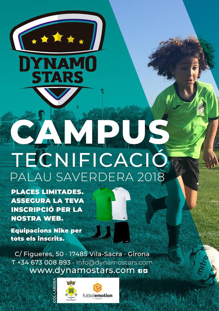 dynamo_stars's tweet photo. 🔜 Campus Tecnificación! Colaboran: @disretol @lachurraskita @restaurantecapitanempuriabrava @cancarriot @ajuntament_palausaverdera @futbolemotion @theorangekiwi.rest
Tot Salons Internacional
Flor De Girasol Al Rhodas
.
#dynamostars #escuelatecnificacion https://t.co/1SPnD0B4Ox