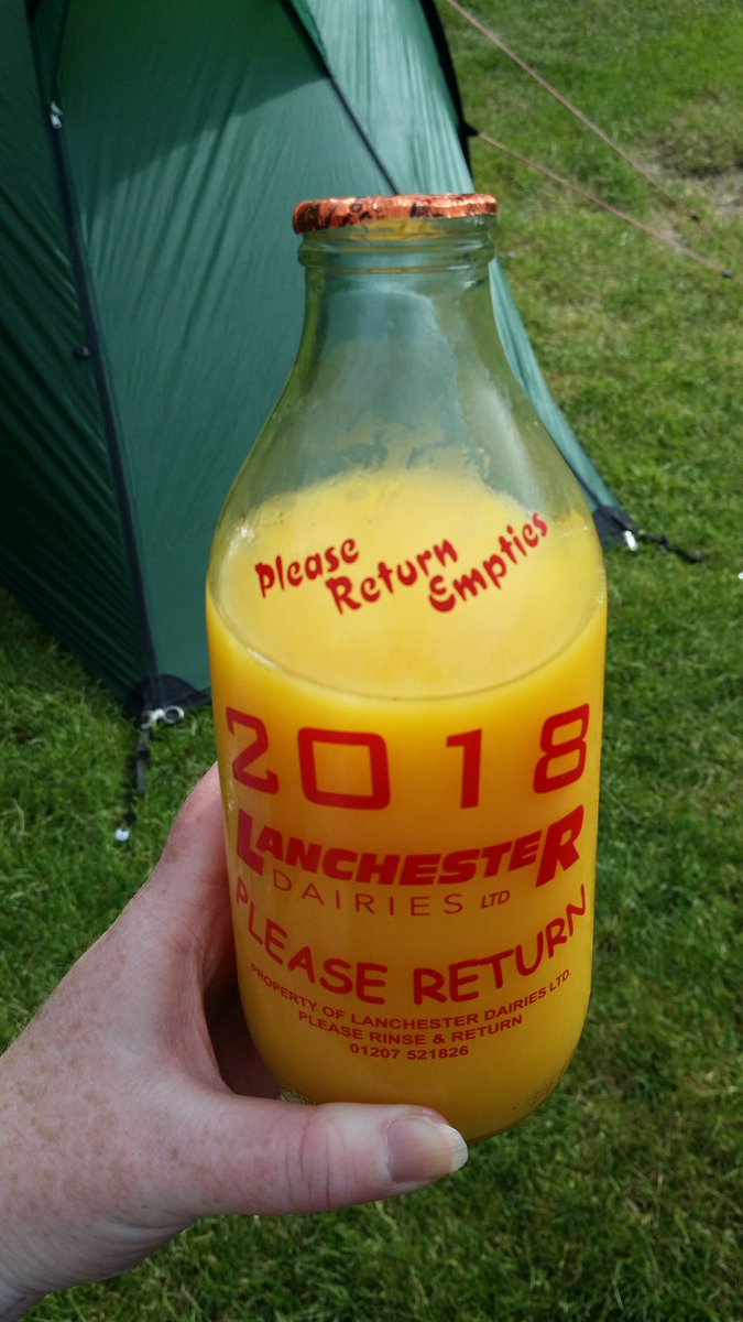 ramblesabout's tweet photo. Living on Lanchester Dairies orange juice this weekend from Braithwaite Village Shop. #inbottles #returnyourbottles #milk #milkbottle #oj #nicepint #drinkapintamilkaday https://t.co/BqXBQ74OmU