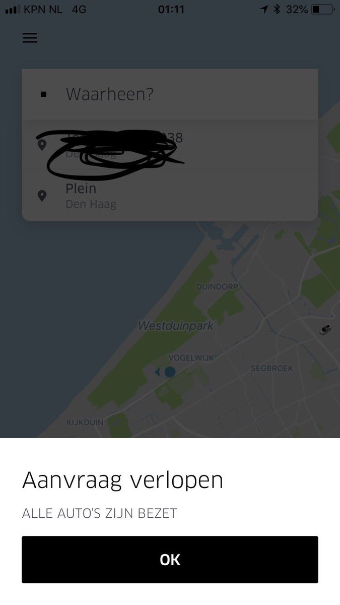 MagereMargreet's tweet photo. @Uber_NL what’s happening? i’ve restarded my phone a few time but i still get the same message https://t.co/JFmdLLPPCQ