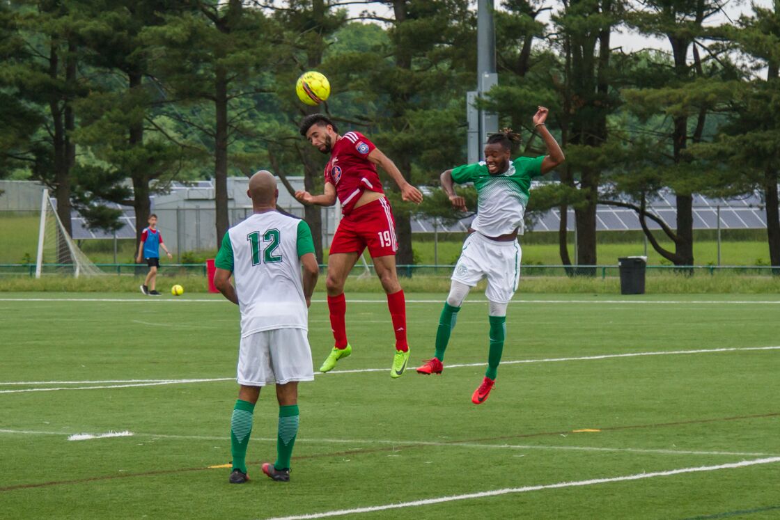 NJCopaFC's tweet photo. 3' - GOAL FOR NJCFC!!!!! The home side get out to a flying start as the @WCUSC keeper spills Louis Silva's cross and Anthony Ferrer is there to tap home into the empty net. What a start for NJCFC!
#wearecopa
1-0 https://t.co/q0vkENBeVv