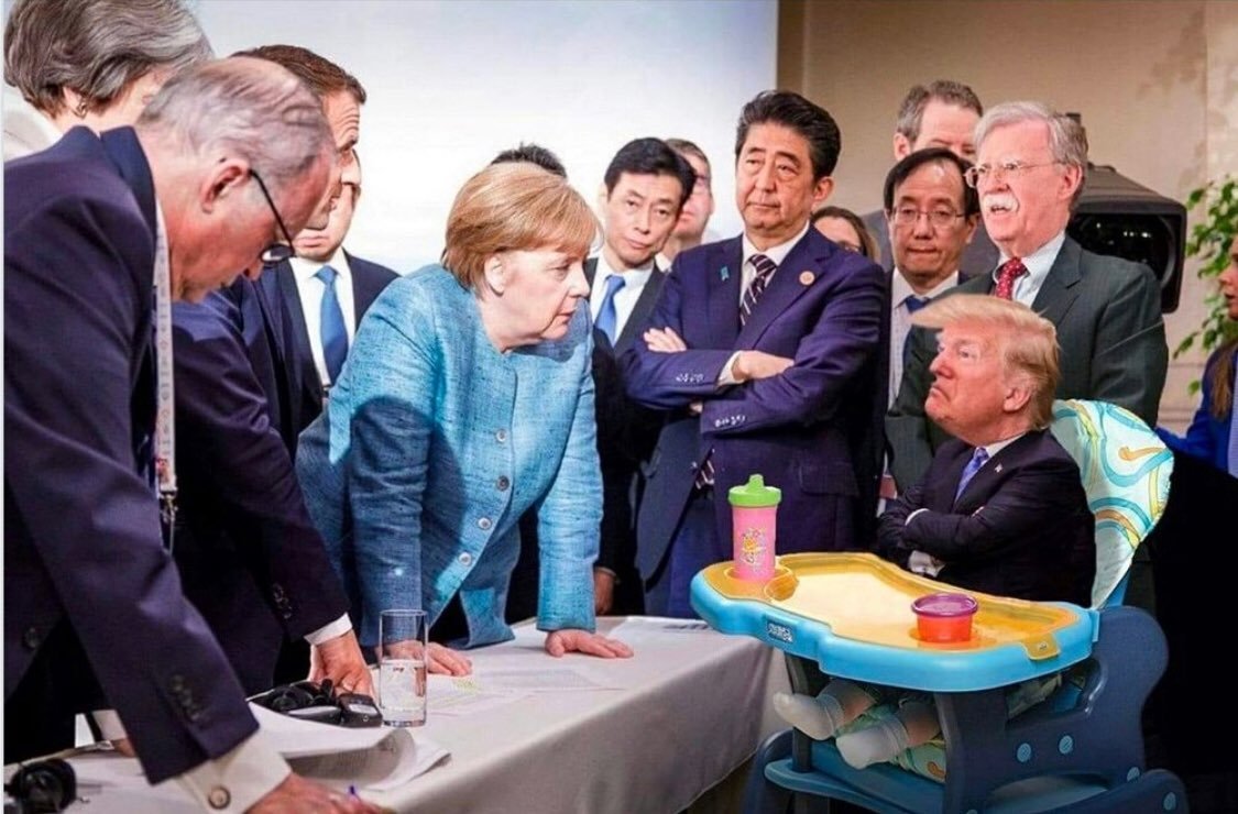 jortizgris's tweet photo. Mientras tanto en la Cumbre #SummitG7 ... https://t.co/K4WK7JmMpl