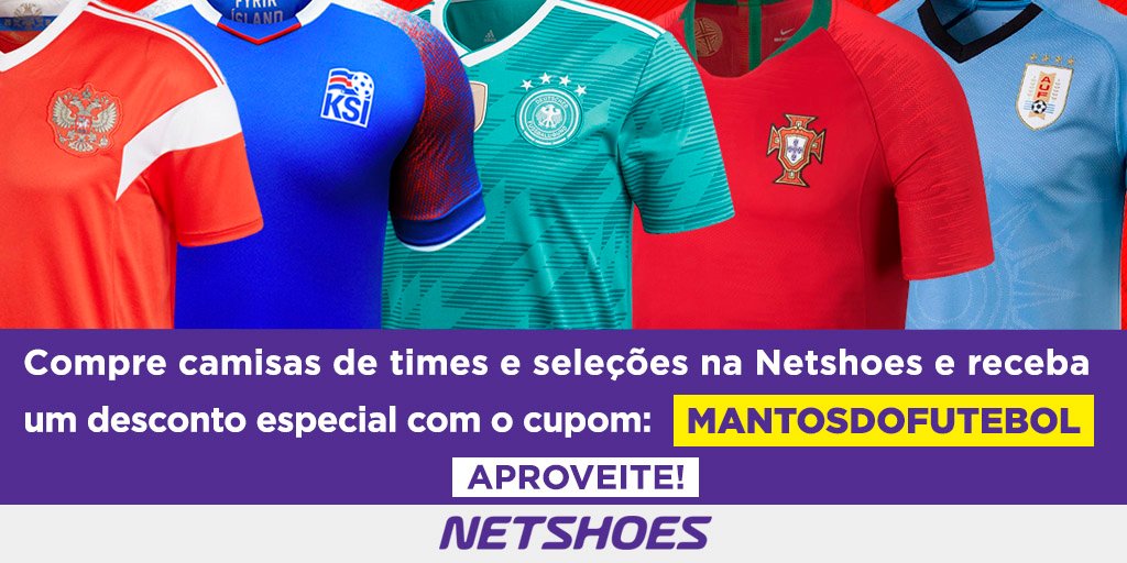 cupom desconto netshoes camisa time