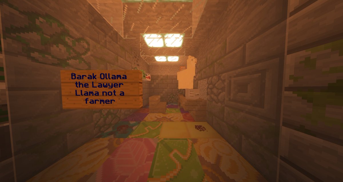 TheSachrock's tweet photo. Barack O llama has a new home at the @ElectricHamstar's base on the @ElectricHamstar server https://t.co/gCXkKsy6Xy