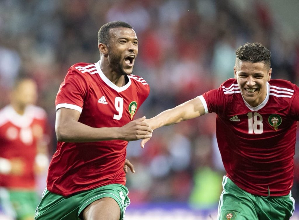 MarocInfo1's tweet photo. Selon vous Hervé Renard devrait-il titulariser Ayoub El Kaabi lors du premier match de l’Equipe Nationale contre l’Iran le 15 juin prochain ? #Morocco2026 #Morocco #ESTMAR #Russie2018 https://t.co/RaPhz88T7p