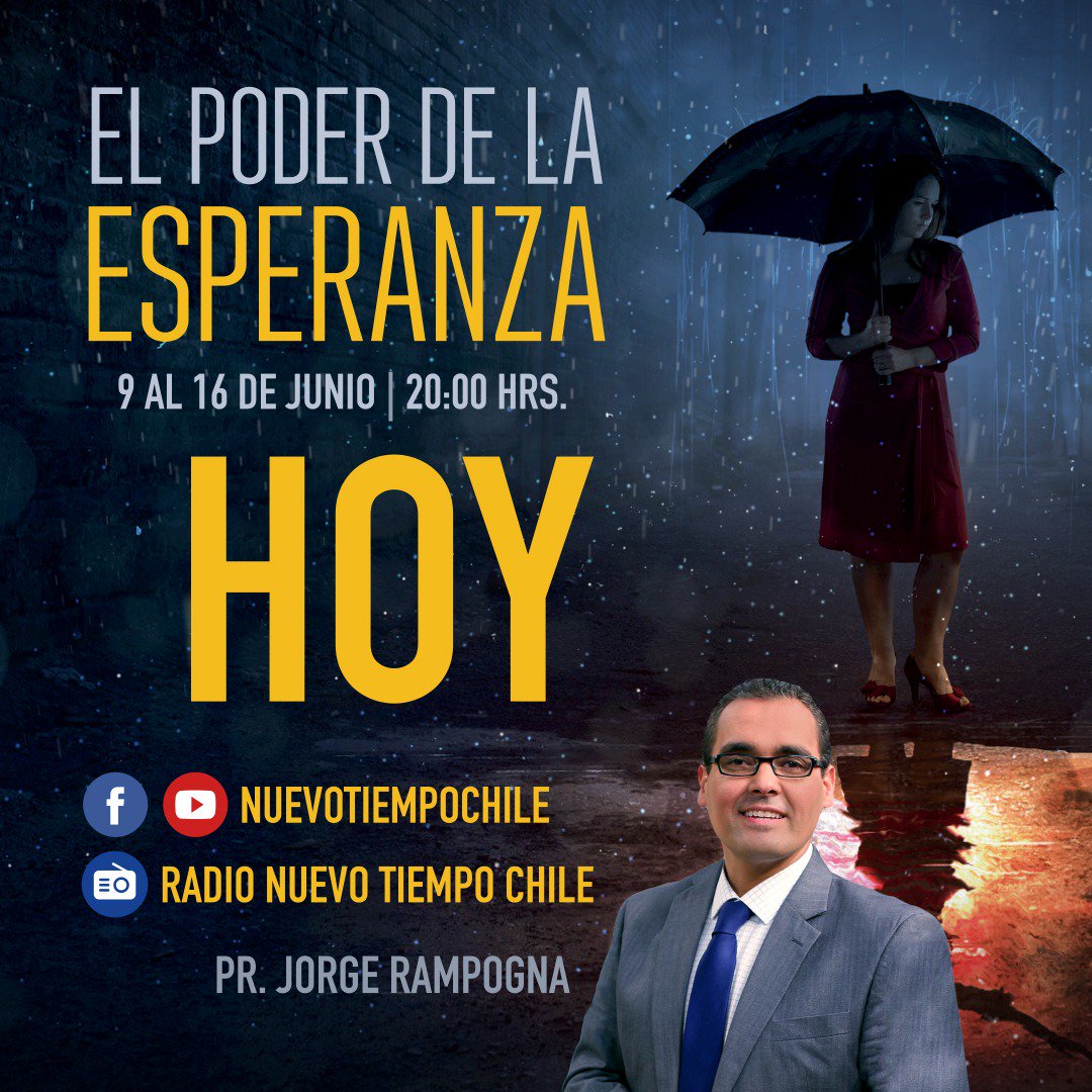 iasdchile's tweet image. ¡HOY estaremos junto al Pr @jorgerampogna transmitiendo la semana especial #ElPoderDeLaEsperanza desde el Colegio Adventista de La Cisterna y tú no puedes faltar!
Aprenderás temas sobre la #esperanza que nos cura, nos abraza, nos libera, y que por sobre todo nos ama🙌🙏❤😍