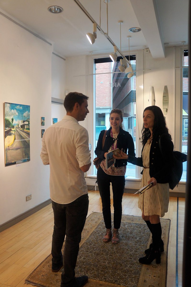 FletcherGate's tweet photo. The Fletcher Gate Fine Art Gallery 
"AN AMAZING NIGHT"!

Guests' comments;

"Captivating"
"Unforgettable"
"I love the burning blue skies"
"Delicate and yet structural"

THE DEBUT SHOW IN NOTTINGHAM FOR TOM VOYCE  #Nottinghamshire  #itvnews #bbcnews #art #Galleryforyou #artshow https://t.co/PRoSzP3U8D