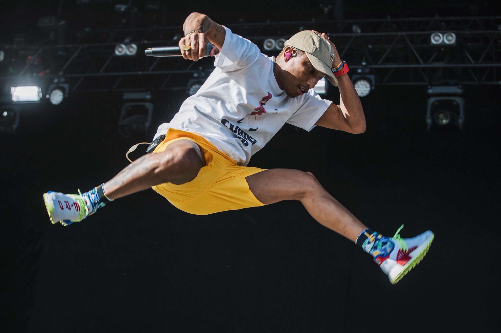 pharrell wearing nmd