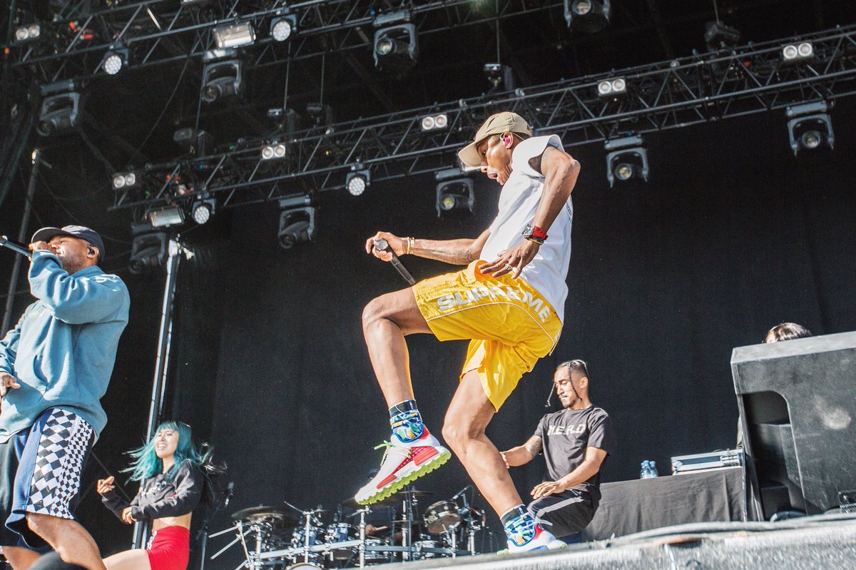 pharrell wearing nmd