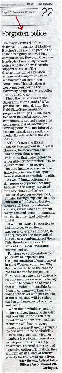 POF_WA's tweet photo. Seriously? We mean SERIOUSLY!How long are successive governments going to park #workerscompforWAcops ?
@WAGovNews #WAPOL @MarkMcGowanMP @MikeNahan #joke #TickTock @ONPWA #checkdate @theprojecttv https://t.co/gZAExfUyXi