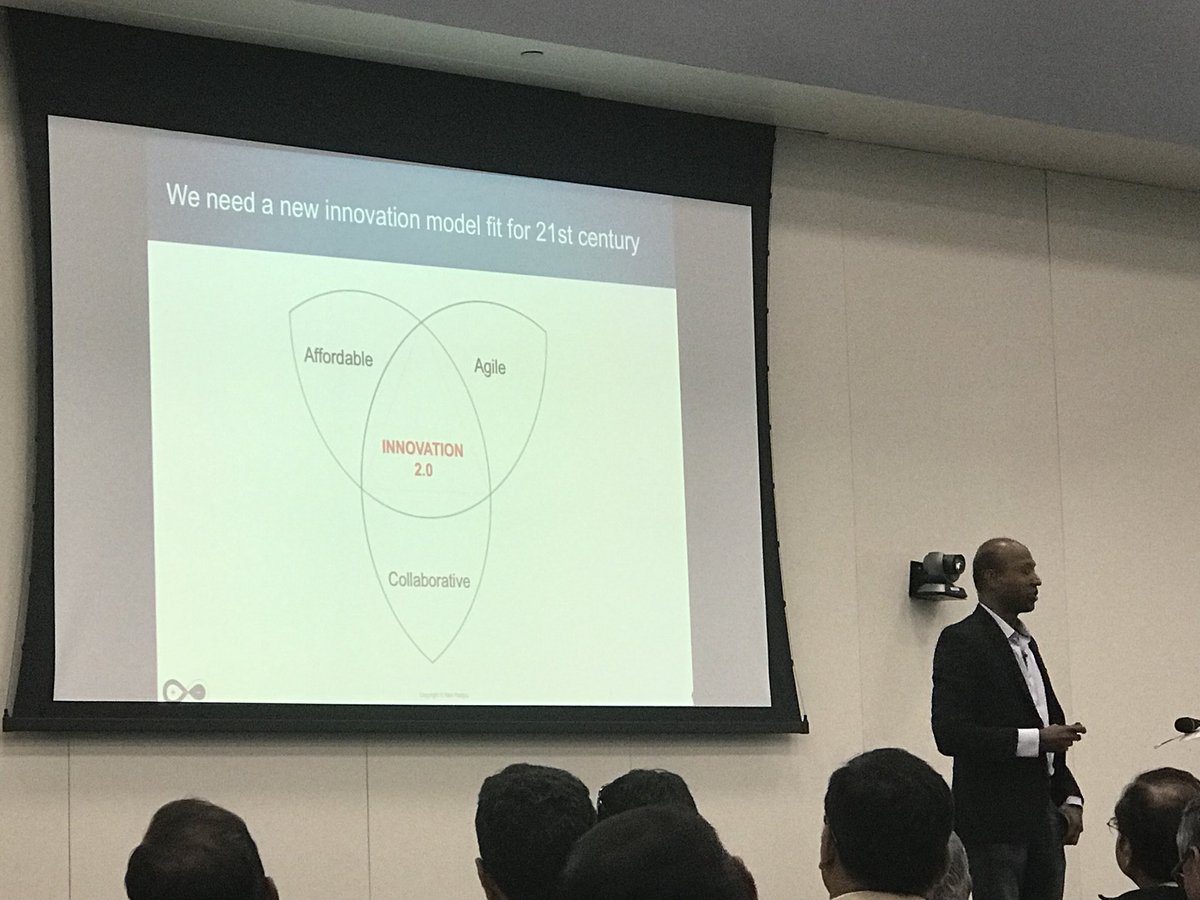 sandeshr's tweet photo. Use abundance to overcome what is scarce @NaviRadjou #gitpro2018 https://t.co/Dtm9IUt3b7