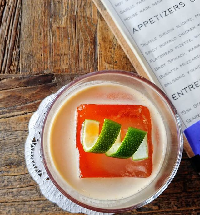 Parts Unknown - Peloton de la Muerte Mezcal, Campari, Fernet Branca, Punt e Mes, Lime, Almond Syrup, Xocolatl Mole Bitters @15sx_andover spirop.us/2JtqLbO