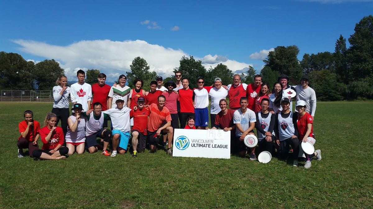 UltimateCanada's tweet photo. Score is in from Vancouver, BC! Red takes the victory 14-8 over White. #AHGCUG2018 https://t.co/nFRyrSh7gR