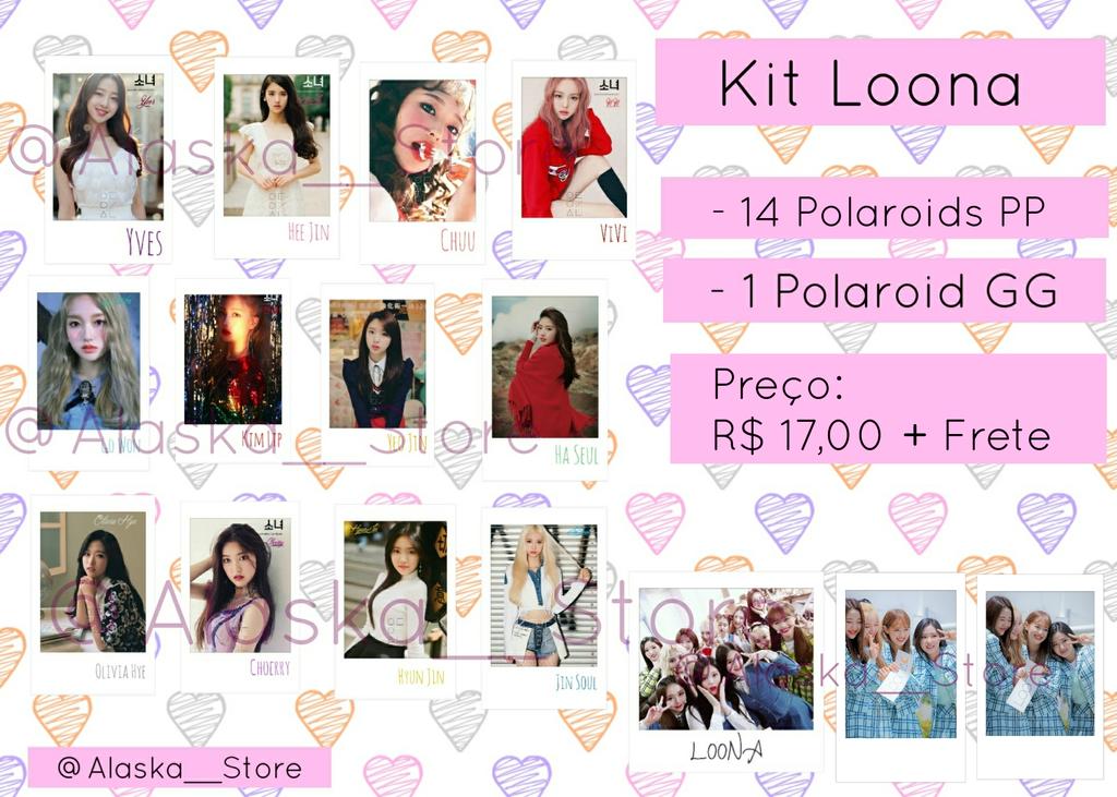 Alaska__Store's tweet image. 🌙 KIT LOONA 🌙

{ 📸 } 14 Polaroids PP + 1 Polaroid GG
{ 💵 } R$ 17,00 (+ Frete)
{ 🏦 } Pagamento por depósito bancário 
{ 📞 } Dúvidas e compra pela DM 
{ 🚚 } Frete NÃO incluso

💘 RT para ajudar a Loja 💘