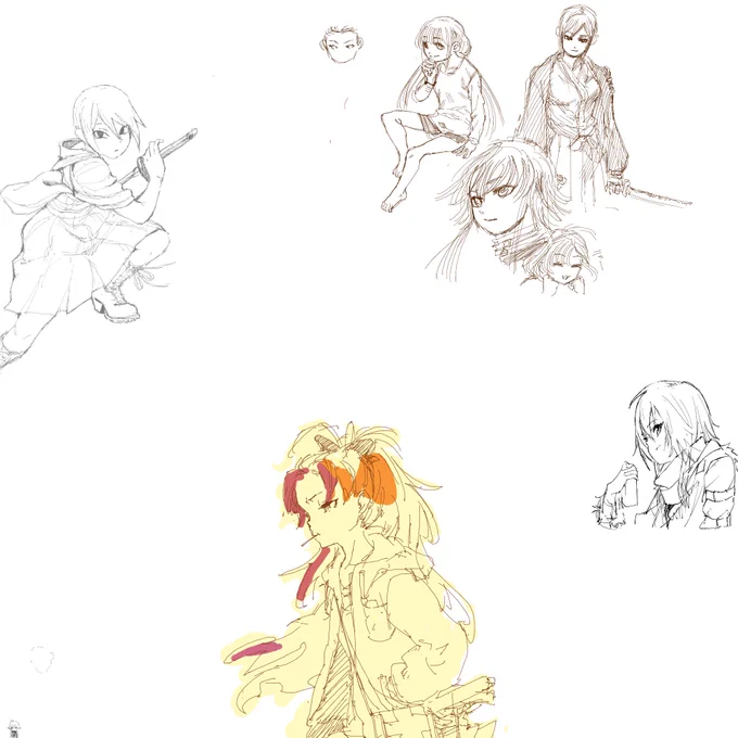 不足も多いですが前回の絵チャリザルトです。 