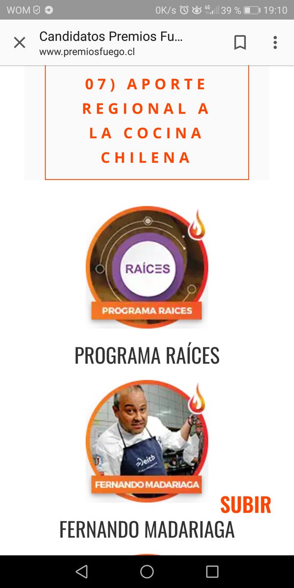 Madariaga_Chef's tweet photo. Feliz y SUPER orgulloso por este tremendo reconocimiento como aporte regional a la cocina chilena .Pronto les daré noticias de cómo votar para ganar este reconocimiento.@ChefExotico @encargado @LeosHeran @memoriacampesin @dbruscod @pcarrascosegura @PaolaVasquezIV @LaSerenaOnline https://t.co/arPrV15ol3