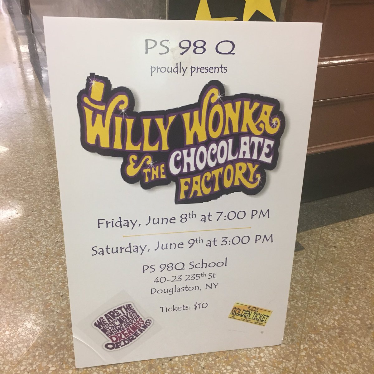 ps98q's tweet photo. WE DID IT! Mr. Adams and Ms. Convery want to let all our stars know how amazing you were in our first ever Broadway Musical production. And a special shoutout to all the wonderful parents who helped bring this show to life. Congrats all! https://t.co/h87LYLHNnW