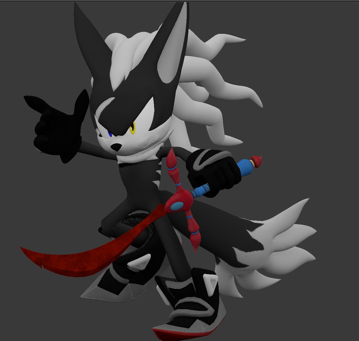 Nibroc.Rock on Twitter: "couple random W.I.P screenshots I found of  Infinite the placeholder stick he had back then kinda cracks me up… "