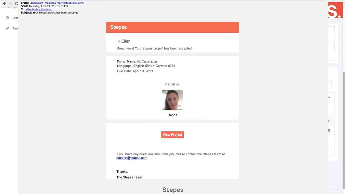 stepestweets's tweet photo. How to track your project online and contact the translator - the 2018 Customer Guide is back with Part 4! Watch it: https://t.co/z4y8wWzmXg #tipsandtricks #stepes #xl8 #business #t9n Also book translators and interpreters for all your language needs at https://t.co/e4MG3Fx1m1! https://t.co/9mmzqtaW5L