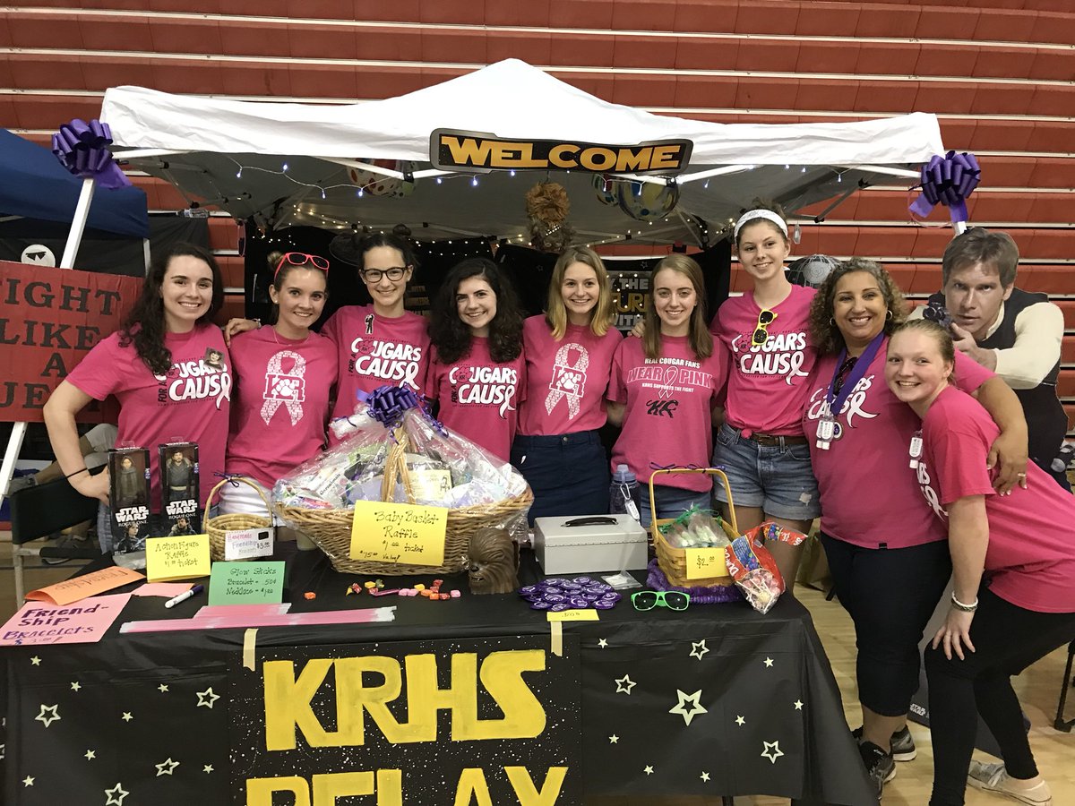 KRUNRELAY's tweet photo. THE BIG EVENT IT IS FINALLY HERE!! Thank you to everyone for donated and was a member this year!! 🎗💜 https://t.co/2PdyEBSufX