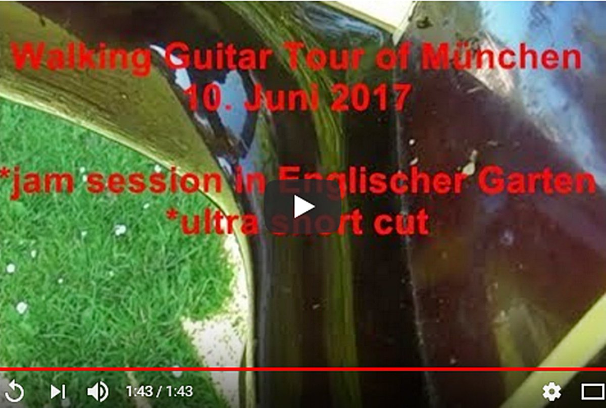 walking_guitar's tweet photo. https://t.co/UaHCEpGd8p Walking Guitar Tour of München 10. Juni 2017 *jam-session mit #percussionisten in Englischer Garten #München #Schwabing *ultra short cut #trowback #docu #juni10 #june10 1 year ago #walkin´ & #rockin´#music #unplugged #nuovo #sound #unterwegs #ontheroad https://t.co/Ldj5PaCEzL
