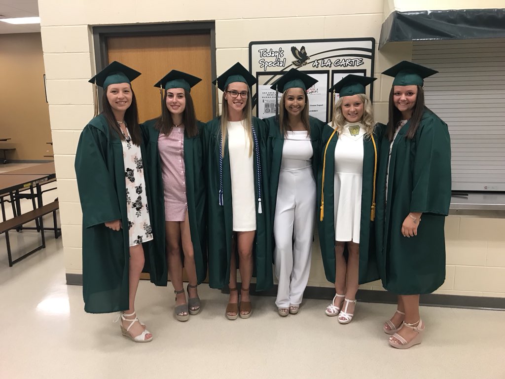 GFieldSoftball's tweet photo. Congratulations to our graduates today! The sky is the limit for you girls! https://t.co/tezPkyyv2Q