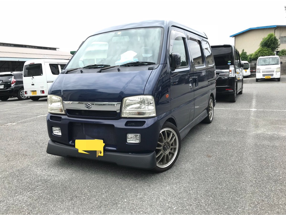 おいさま En Twitter 暇なので唐突な愛車紹介 スズキ Da62wエブリィワゴン 車高調で気持ちローダウン スズスポバンパーにメーカー不明リップ 何気に燃費は良いし とりあえず四駆なので 長野では重宝