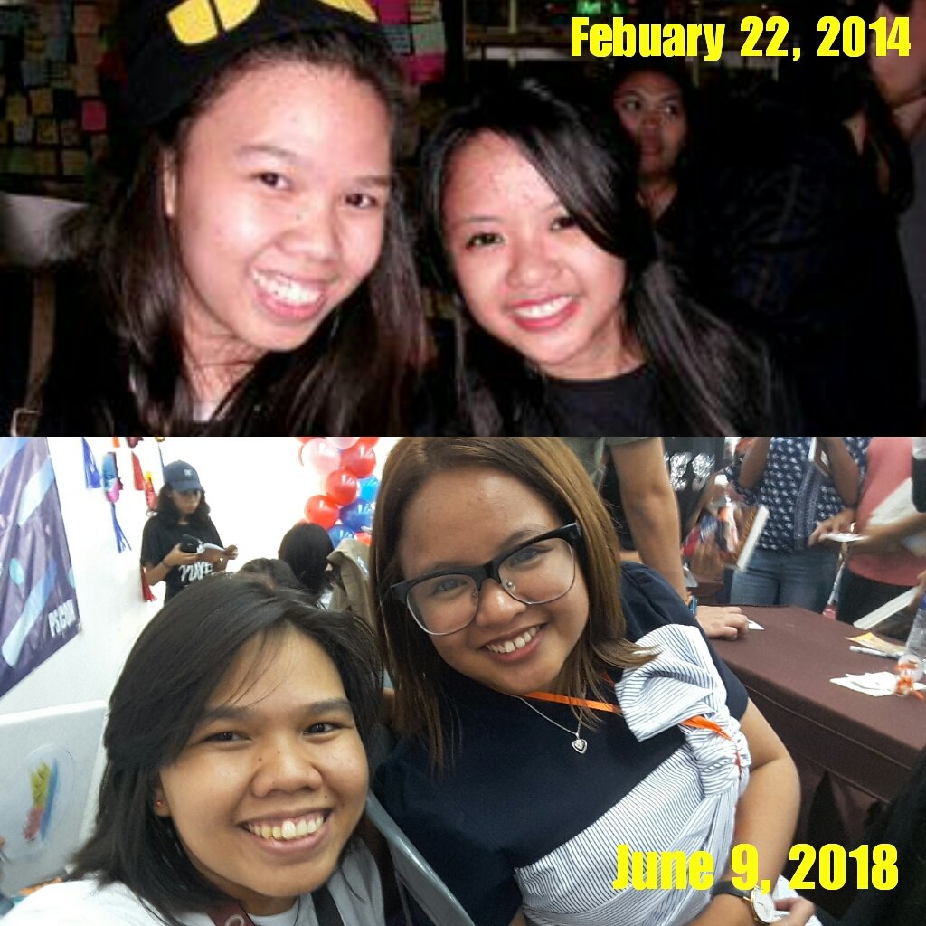 charanime's tweet photo. After 4 years, we've meet again Ms @iamAlyloony ^_^ #GoldRising2 #PSICOMRising #Feb2014 #June2018 https://t.co/rxZY6qkuHE