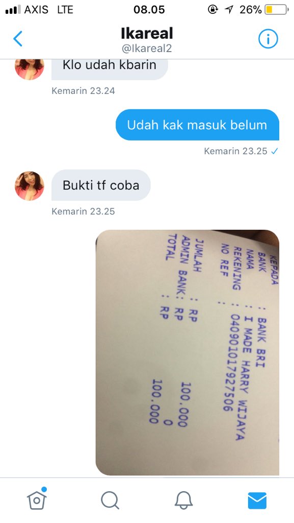 rido79267632's tweet photo. Penipuan BO atas akun @Ikareal2 area Jogja
Rek atas nama : i Made Harry wijaya
#jogjaincluderoom #availjogja #BOjogja #kimciljogja #KulinerLendirjogja #lendirjogja #LendirLand #premiumangel #TrustedAccount #TrustedFilesBisyar #kimcil #ceweksange #crot #wisatalendirjogja https://t.co/1Ofqqc7Nxz