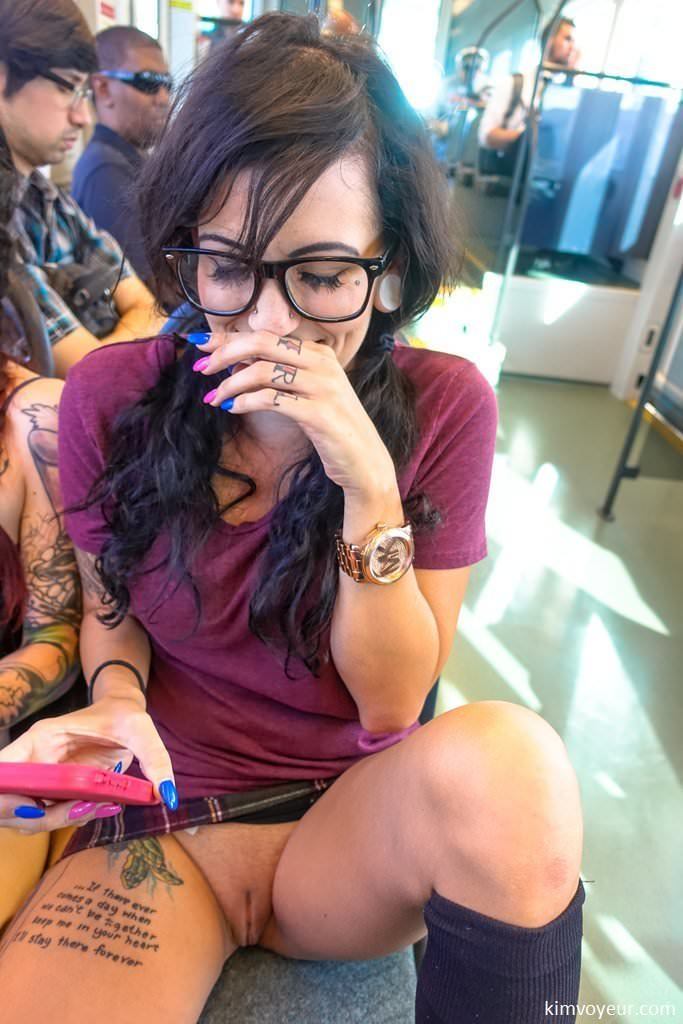 Public teenager hairy piercing