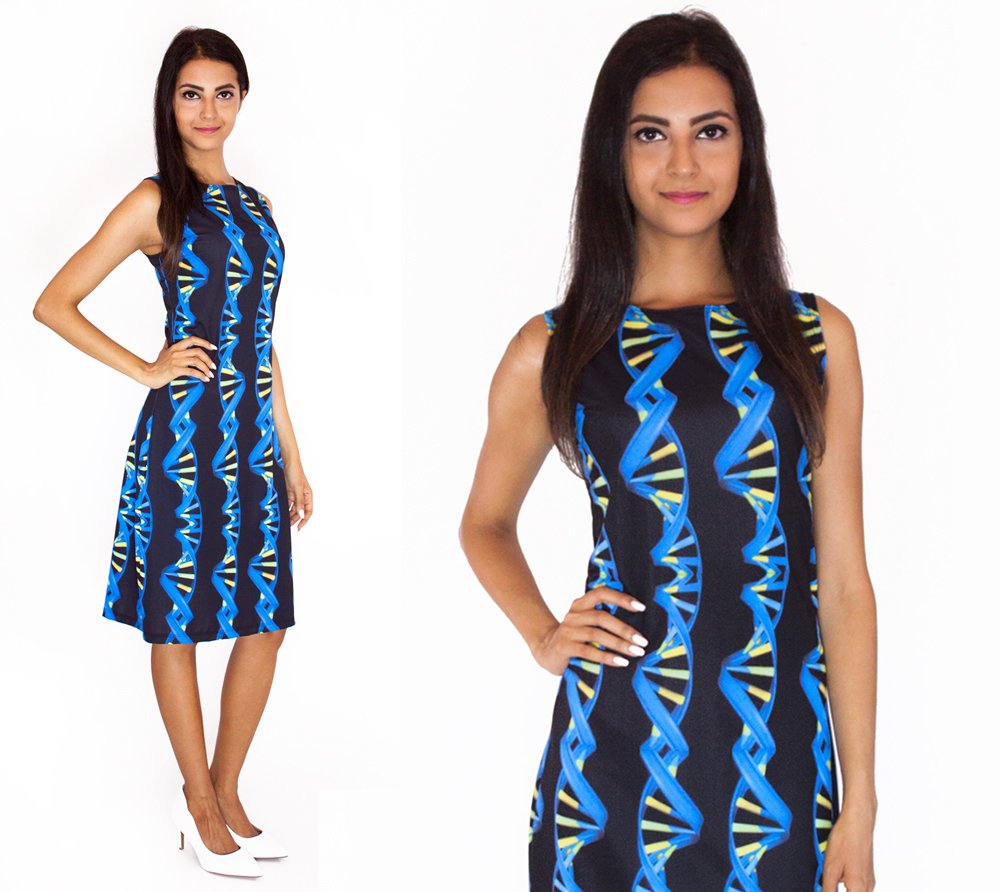 ShenovaFashion's tweet photo. Be a Genetics Rockstar in these "Blue Genes" at your next #SciParty! (also looks great with a Labcoat) #ScienceChic #GeekFashion https://t.co/1mlUXDcgdI #STEM #Science #Scicomm #DNA #genetics https://t.co/2ky6BlRLN4
