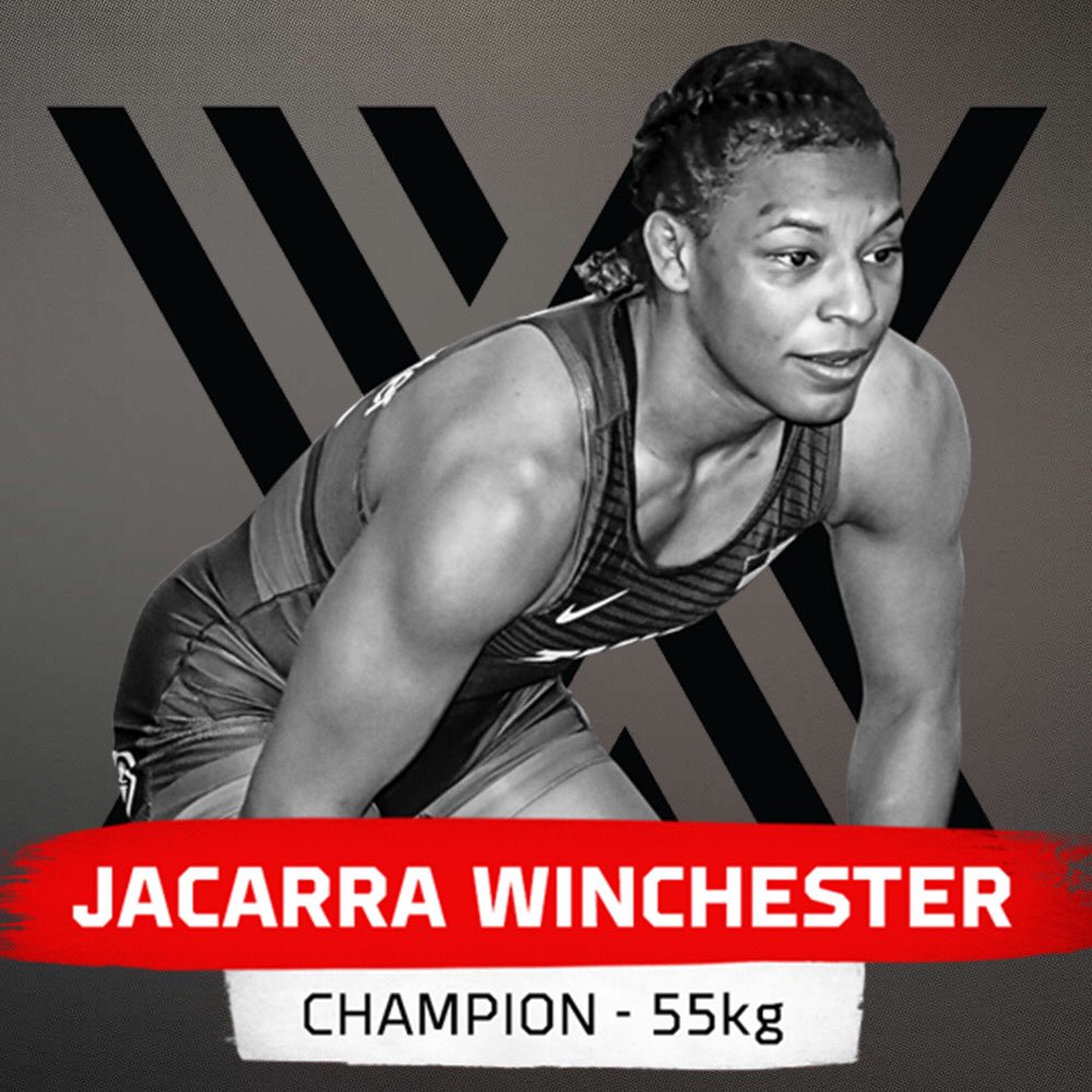 FloWrestling's tweet photo. Welcome to the World Team, Jacarra Winchester. https://t.co/reILKPjaRe