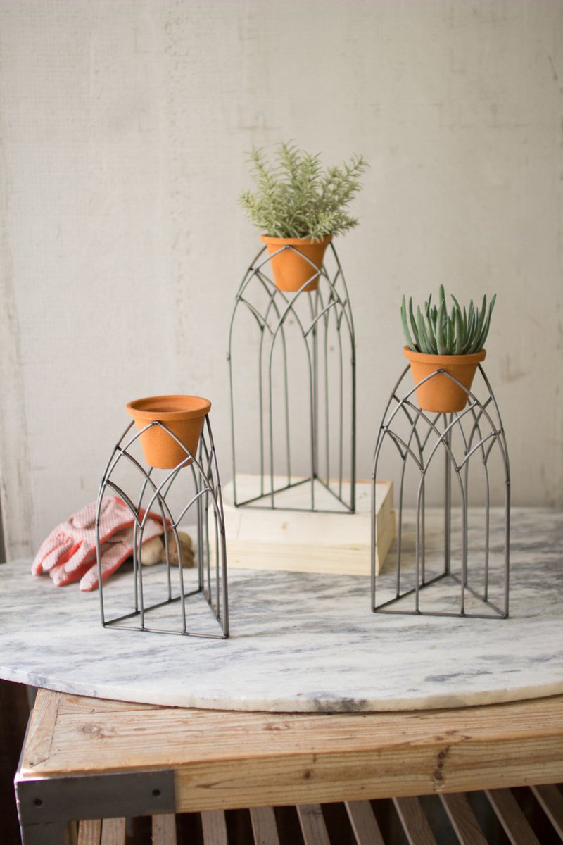 Dragonflycheryl's tweet photo. SET of 3 CHURCH WINDOW #rawmetal #tabletopstands perfect for indoor or out #herbs 
Browse inventory here ❤: https://t.co/ieRMYhT1VD https://t.co/kEJwNZJUJw