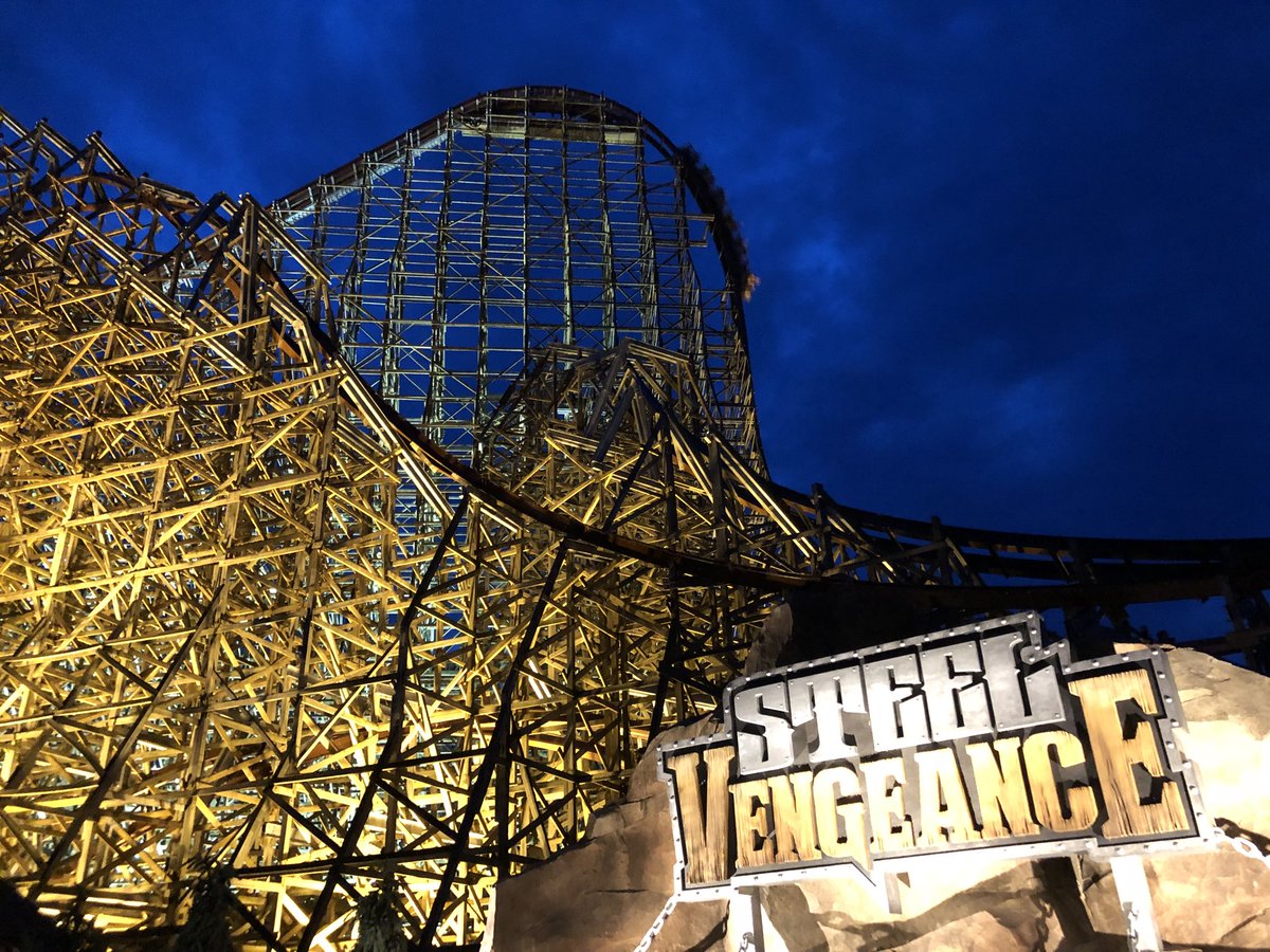 #SteelVengeance awesome by day awesomer at night.