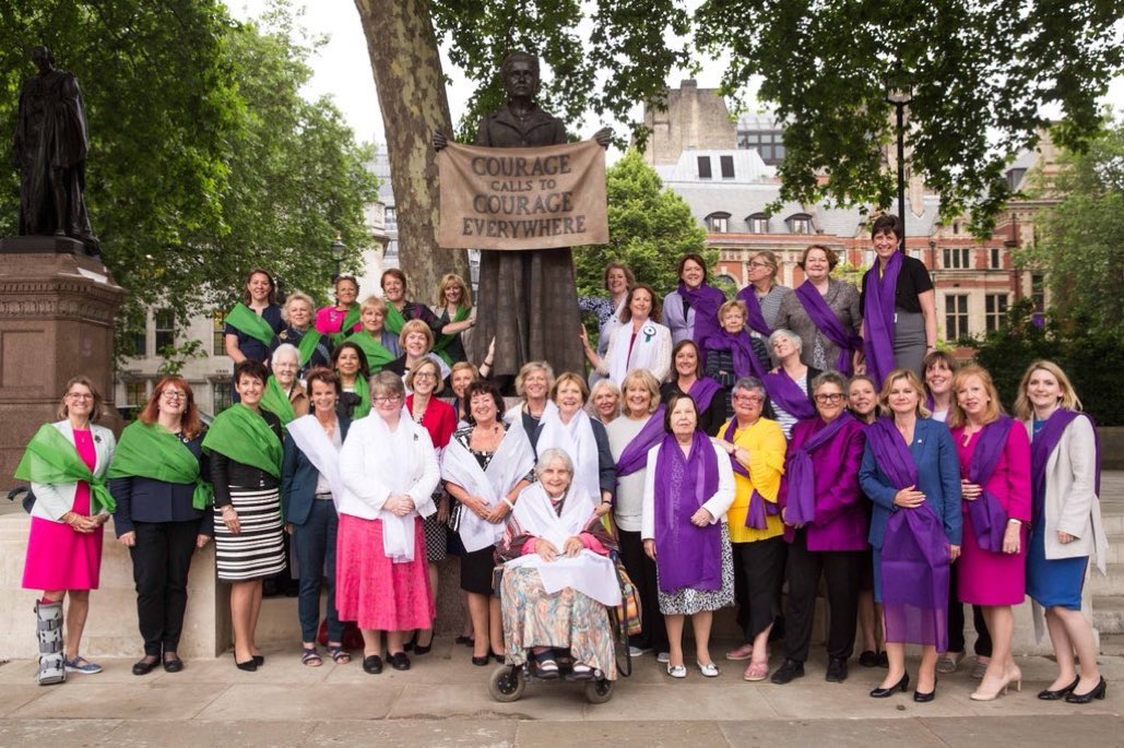 morton_wendy's tweet photo. Best wishes to all those taking part in #PROCESSIONS2018 today.  #Vote100 @Women2Win @5050Parliament. https://t.co/XsPhAI9Yyf