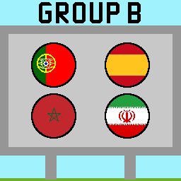 BinaryOcean_Dev's tweet photo. Group B of the World Championship. Who will win group B?
#binaryocean #gamedev #indie #gamedesign #mobilegaming #app #gaming #work #inspiration #pixel #pixelart #progress #creative #wm2018 #WorldCup #football #unity #android #androidgames #2d #portugal #spain #morocco #iran https://t.co/xc1McndWKm