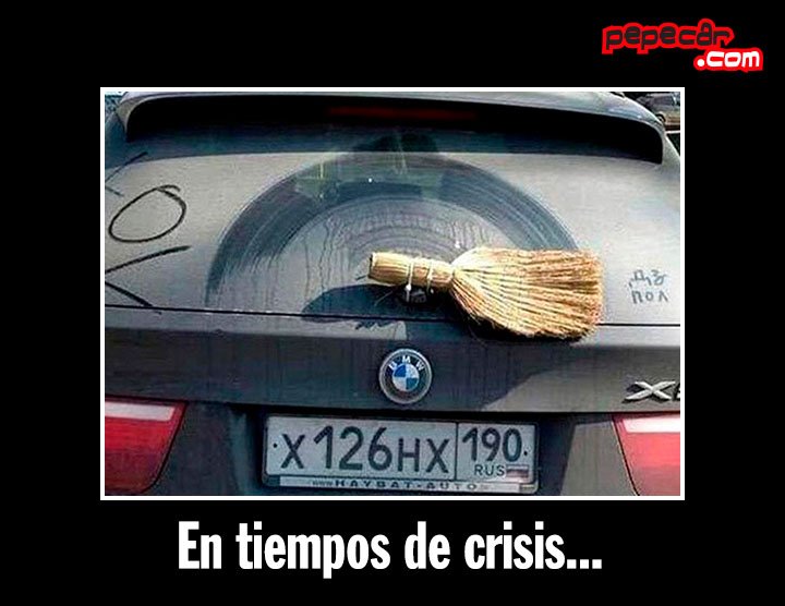 En tiempos de crisis...cualquier solución es ingeniosa