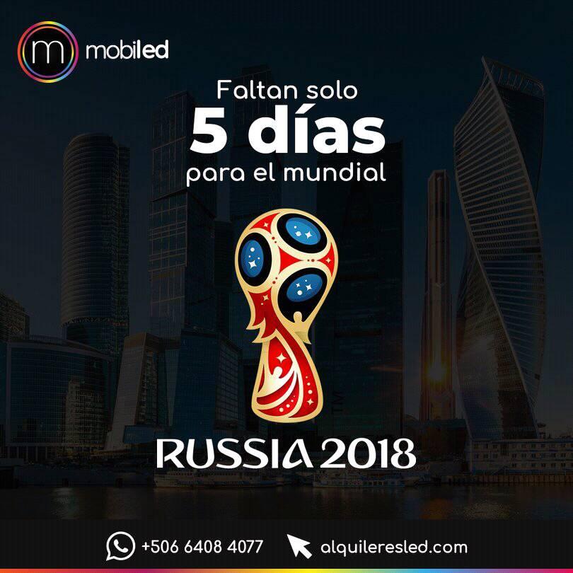 AlquileresLed's tweet image. ¡Cada vez más cerca de disfrutar de la Fiebre del Mundial! Y no hay mejor forma de vivirlo que alquilando nuestras Pantallas inflables Pide tu cotización haz tu reserva y no te pierdas ningún partido.
#Mobiled #Pantallas #Alquiler #Rusia2018 #Futbol #Fifa #Costarica #Sabado