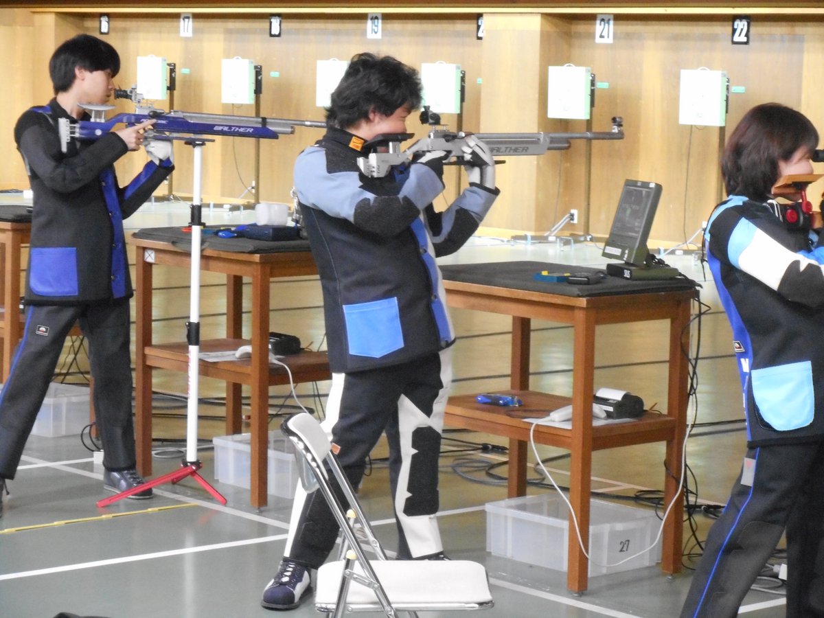 あいち射撃場 Ar Twitter 速報 やりました 県ライフル射撃協会主催の月例会エアライフル競技において 職員が1位と3位に入りました 少しはアジア大会出場に近づいたかな O ｖ