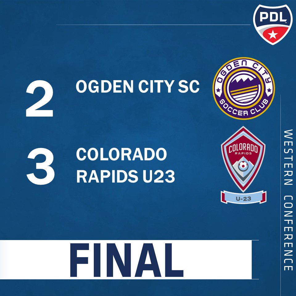 SaltCitySC_USL's tweet photo. It was a close one.. but after 90 @ColoradoRapids takes it. #OCSCvsCOL https://t.co/xV3T7NpeNl