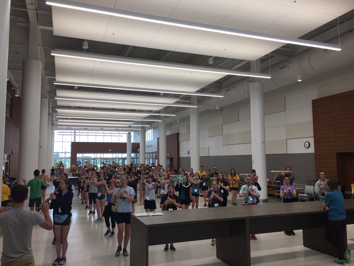 johpoh21's tweet photo. I am a lucky guy. For so many reasons. Here are 176 of them... Great first day of Band Camp 2018

#Parade #WMB2018 #luckybanddirector #proudbanddirector #sharpsign #WEareOne10 https://t.co/GZaY3rLv0J