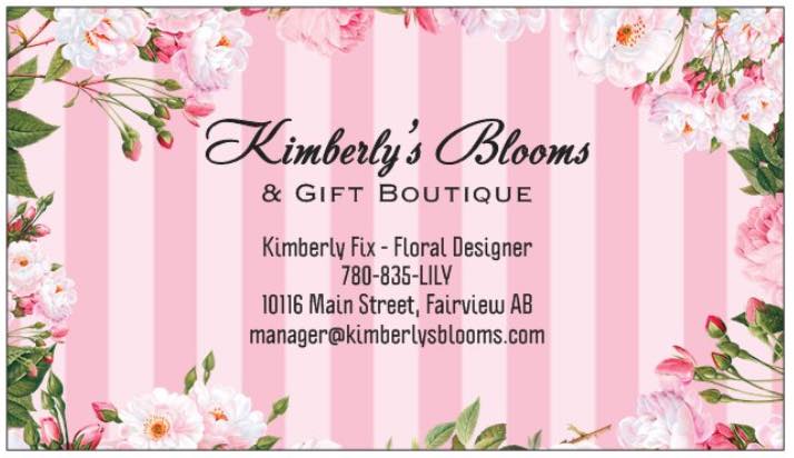 This weeks featured #HeartofthePeace business is Kimberley's Blooms. Kimberley's Blooms &amp; Gift Boutique offers a variety of beautiful fresh #floral arrangements as well as unique #gifts. Check out their Facebook page at  bit.ly/2kUbgz2