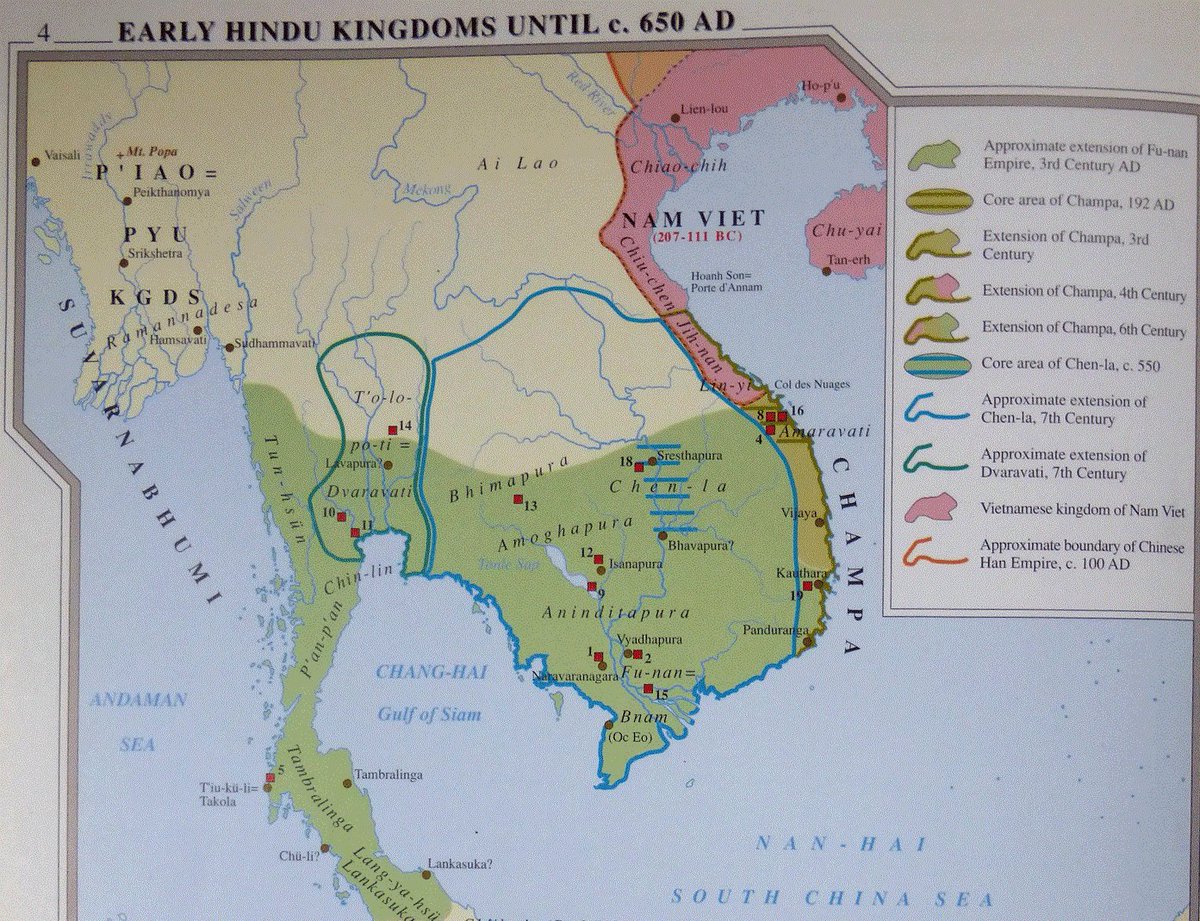 1) India Extra Gangem.... India beyond Ganga as Greeco Romans used to call it...Brief thread about the earliest Indianized kingdoms of Indochinese peninsula which ignited eternal flame of dharma in the direction of Agni (South East Asia).