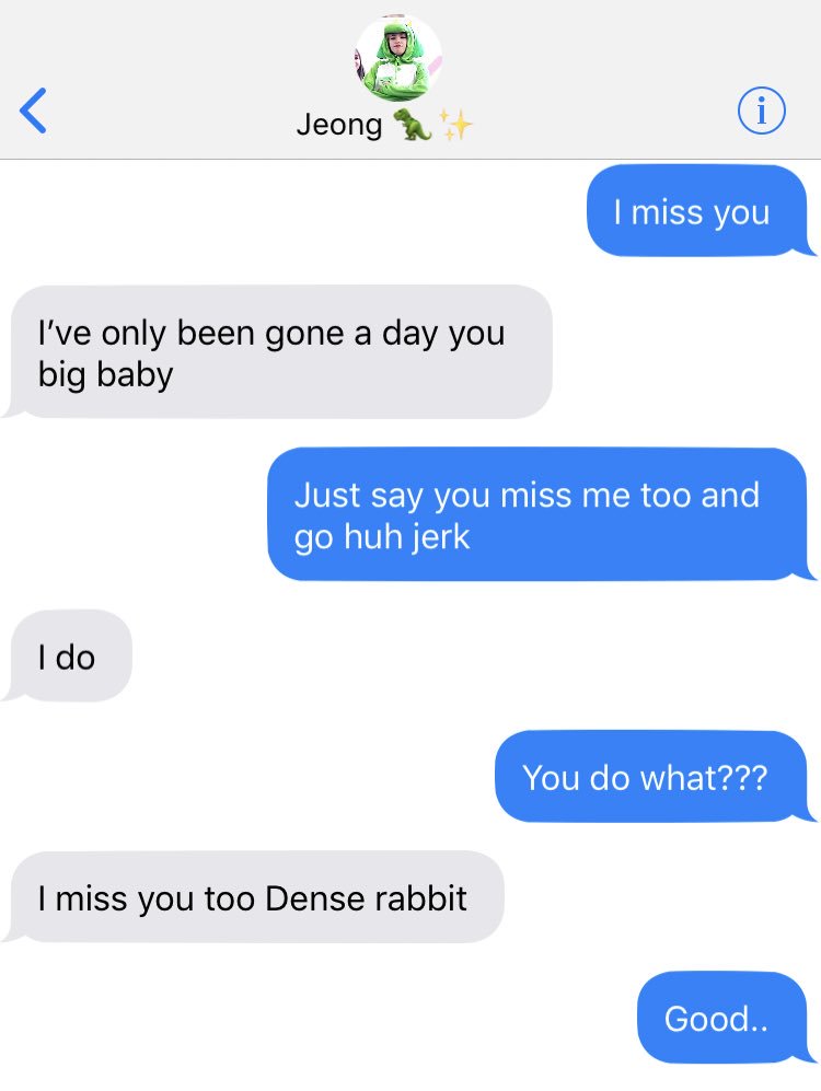 「𝟸ʏᴇᴏɴ ᴛᴇxᴛs ɪɪ」“ɪᴛ’s ᴏɴʟʏ ʙᴇᴇɴ ᴀ ᴅᴀʏ ʏᴏᴜ ʙɪɢ ʙᴀʙʏ”