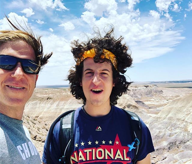 Slightly windy day at the Petrified Forest National Park  #cavemankobi #realrockstar #frobi ift.tt/2sW8Val